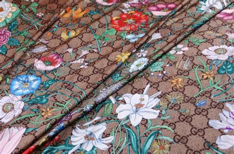 gucci fabric print